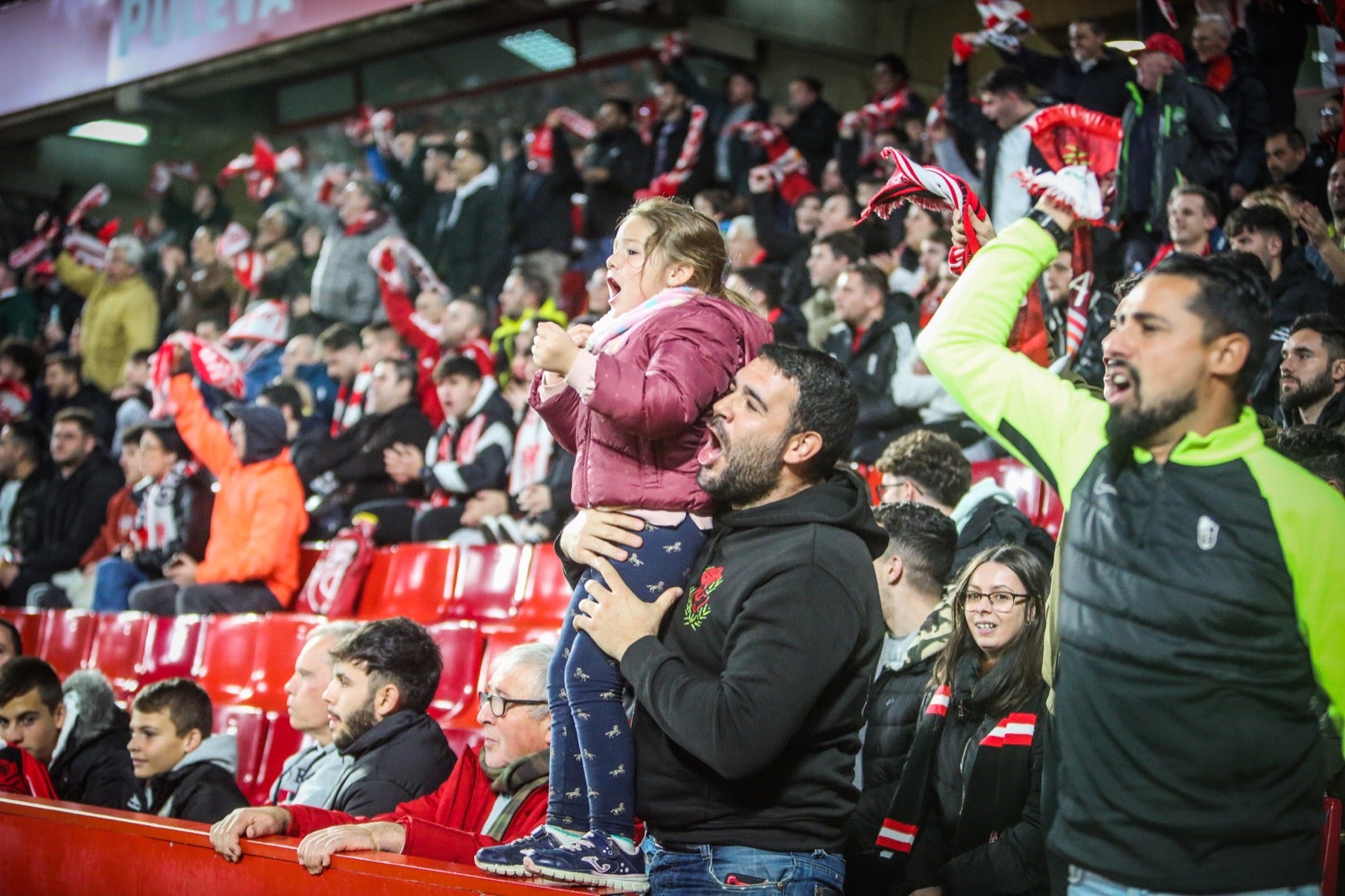 Las mejores imágenes del partido disputado en Los Cármenes