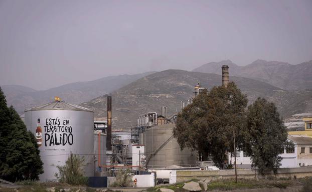 La fábrica de Azucarera del Guadalfeo en Lobres. 