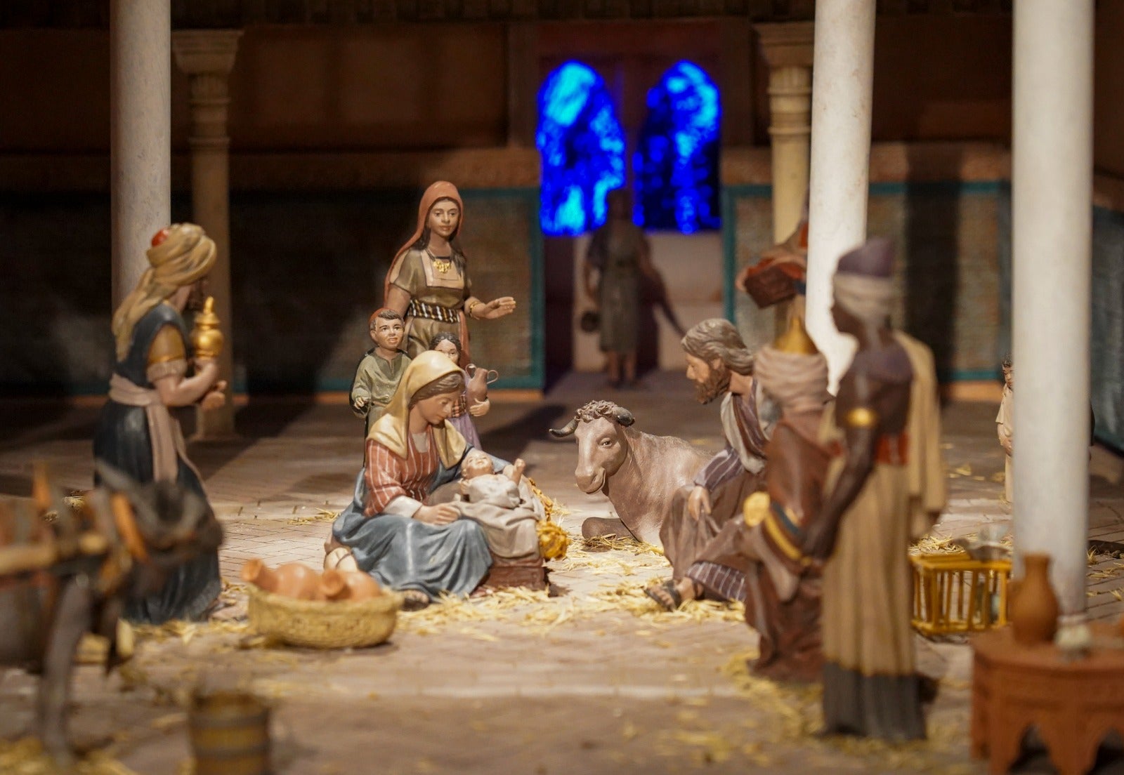 Fotos: Los mejores detalles de la Alhambra y el Generalife, &#039;belenizados&#039; por Navidad