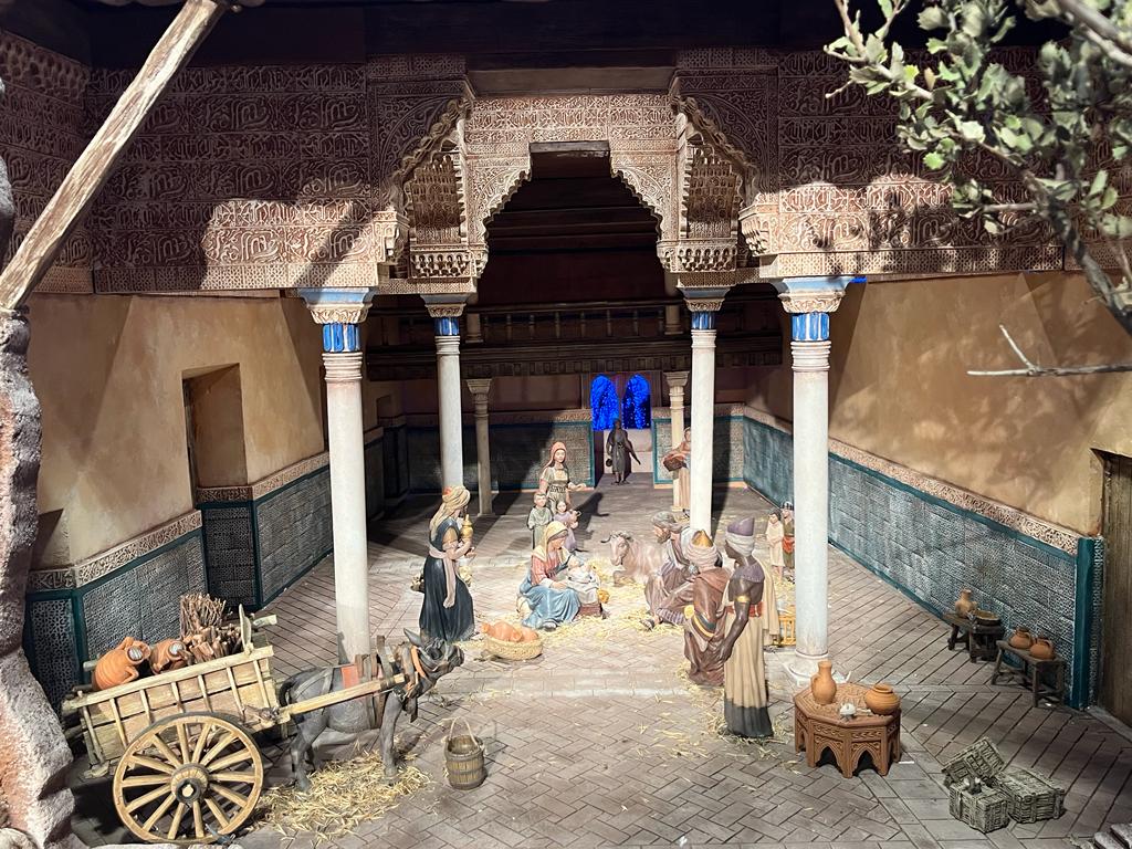 Fotos: Los mejores detalles de la Alhambra y el Generalife, &#039;belenizados&#039; por Navidad