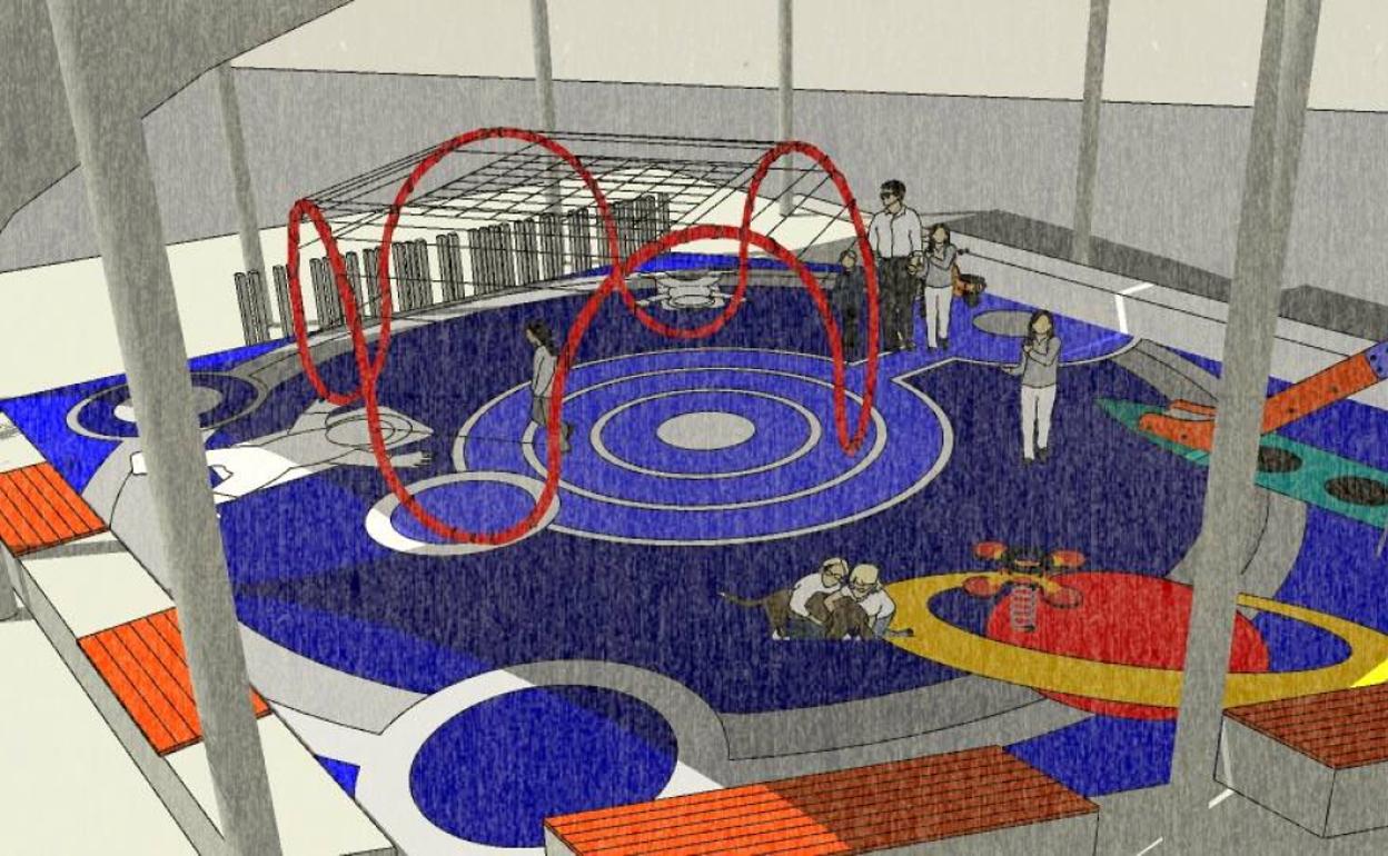 El parque El Prado tendrá los columpios dedicados al espacio. 