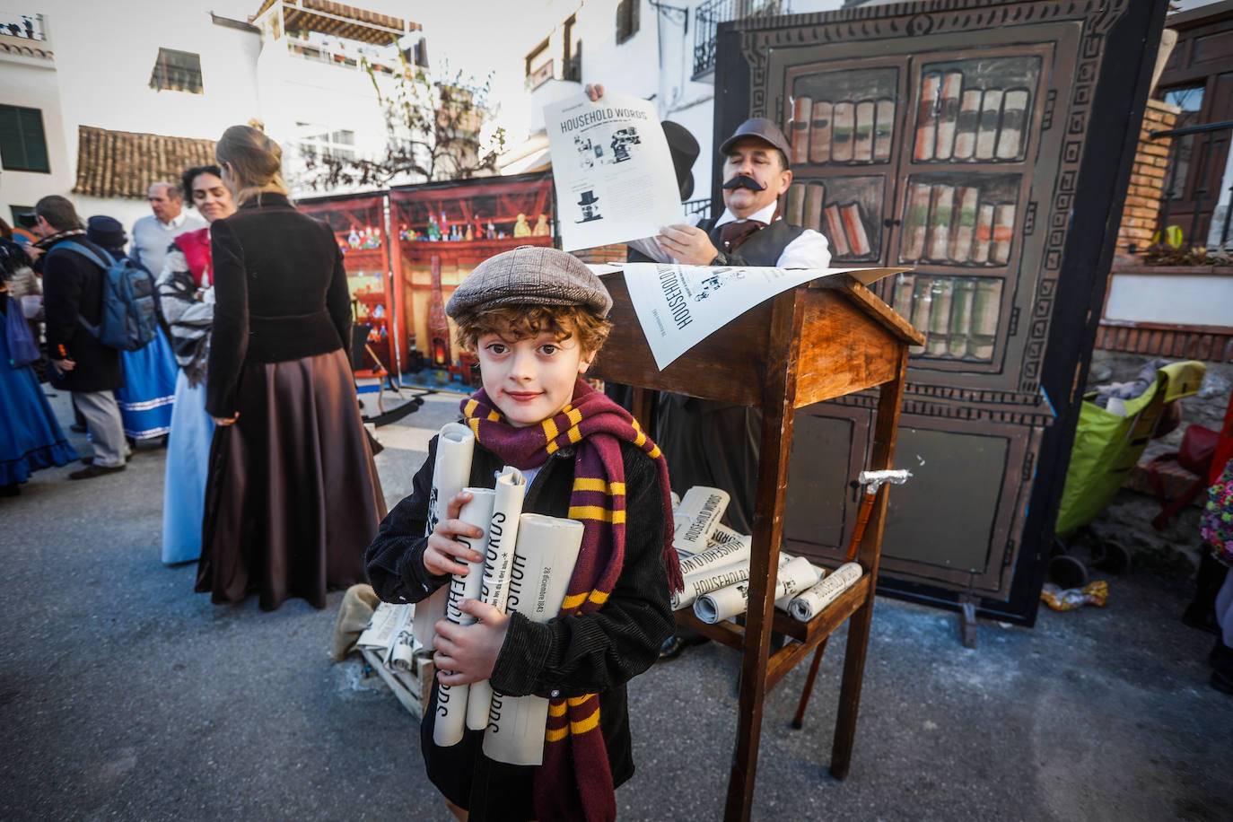 El pueblo granadino recrea una escena de la Londres victoriana a la perfección