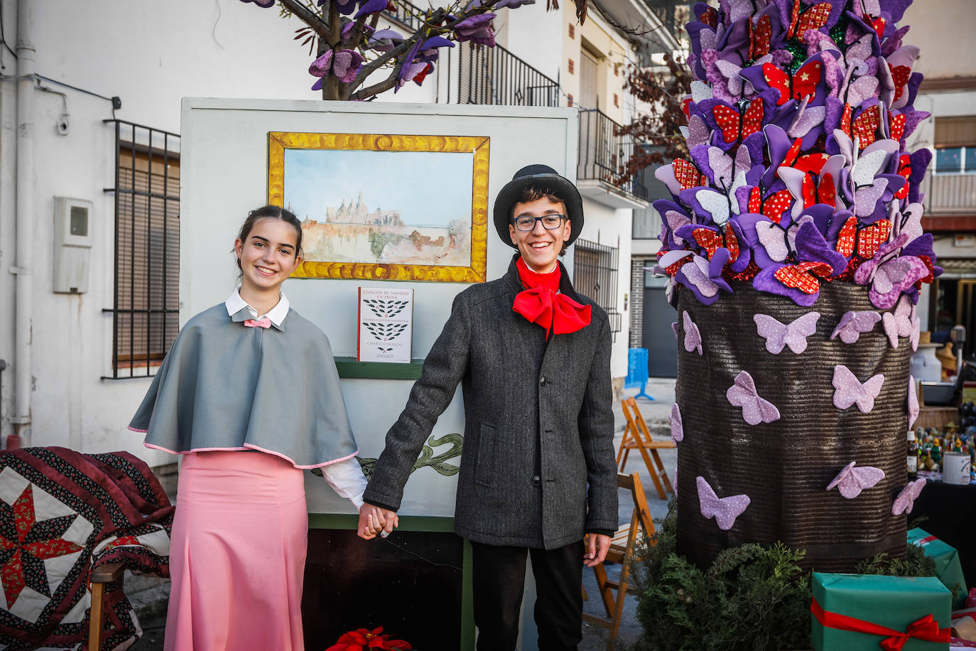 El pueblo granadino recrea una escena de la Londres victoriana a la perfección