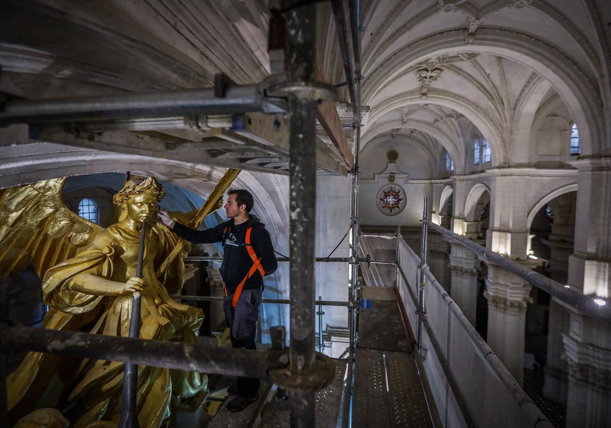 El Órgano de la Epístola, desde 22 metros de altura