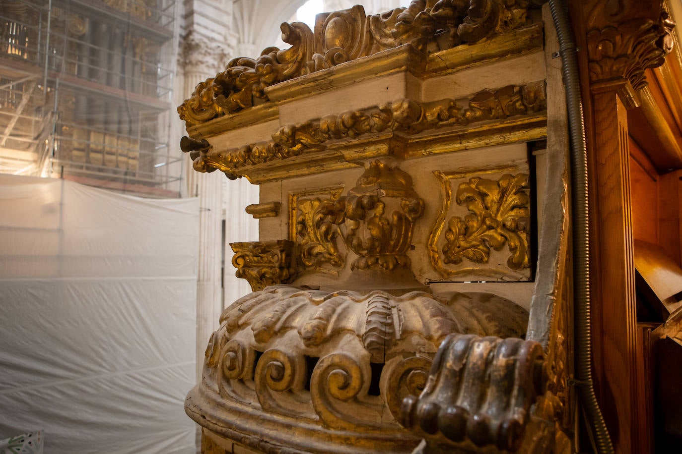 Imagen secundaria 2 - Detalles del Órgano del Evangelio. 