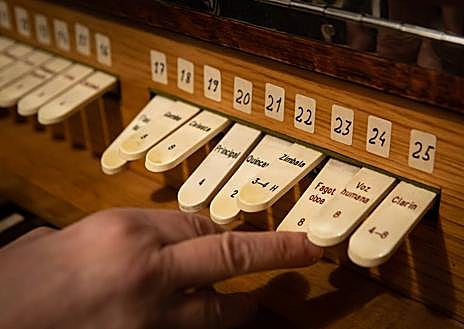 Imagen secundaria 1 - Detalles del Órgano del Evangelio. 