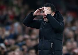 Xavi Hernández valora positivamente la trayectoria del Almería, sobre todo en casa