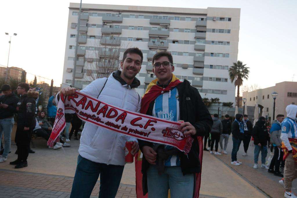 La previa del derbi andaluz entre Granada y Málaga, en imágenes