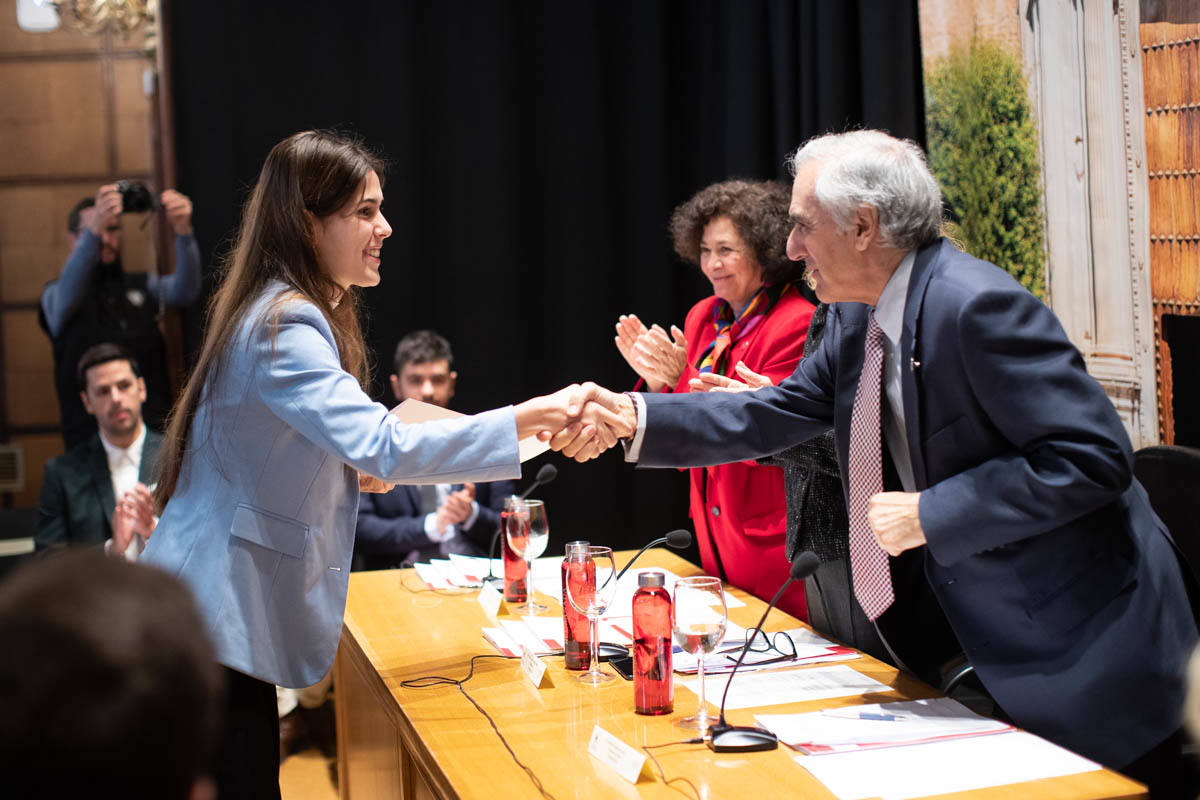 Acto de entrega de los Premios Talento estudiantado de la UGR