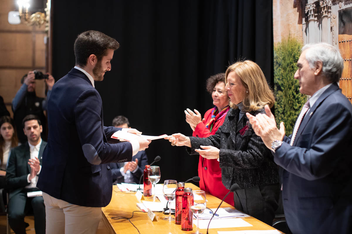 Acto de entrega de los Premios Talento estudiantado de la UGR