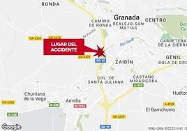 Lugar del accidente.