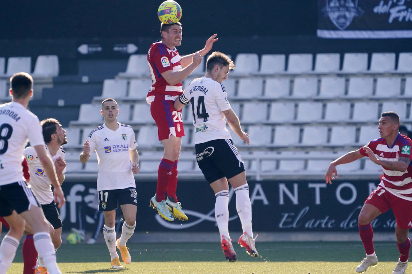 El Burgos-Granada, a pie de campo