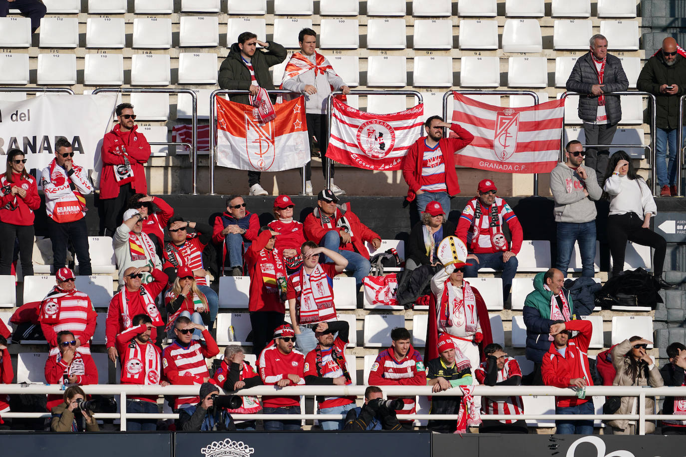 El Burgos-Granada, a pie de campo
