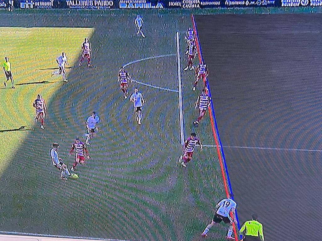 El 1-0 del Burgos, al borde del fuera de juego