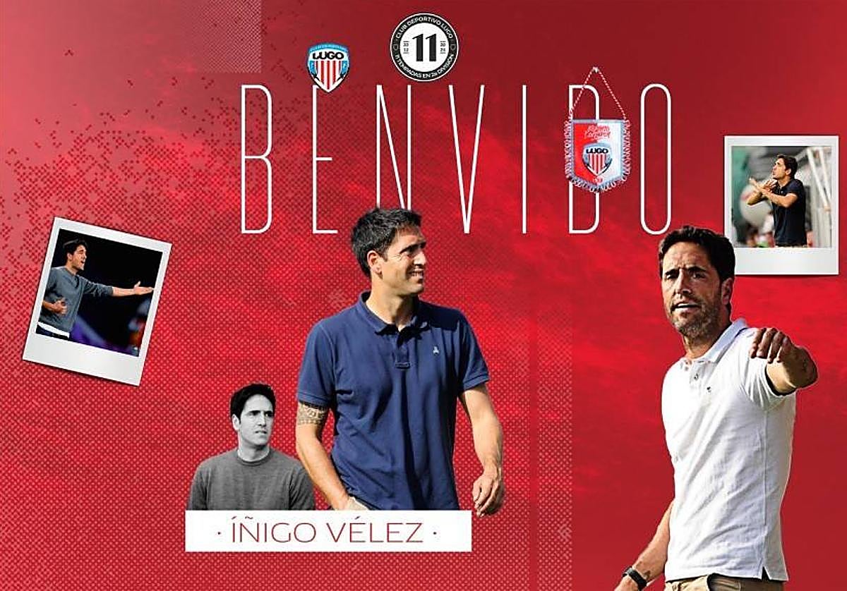 Bienvenida del Lugo a Íñigo Vélez.