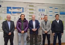 José Luis Hidalgo, Emilio Torres, José María Mercado, Manuel Anguita y Javier Chica.