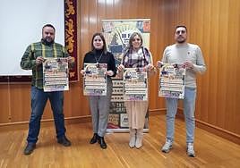 María Teresa Risueño, Nieves Rusillo, Francisco Javier Cabrera y Antonio García.