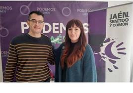 Francisco Sánchez del Pino (Podemos) y Mar Rodríguez (JSyC).