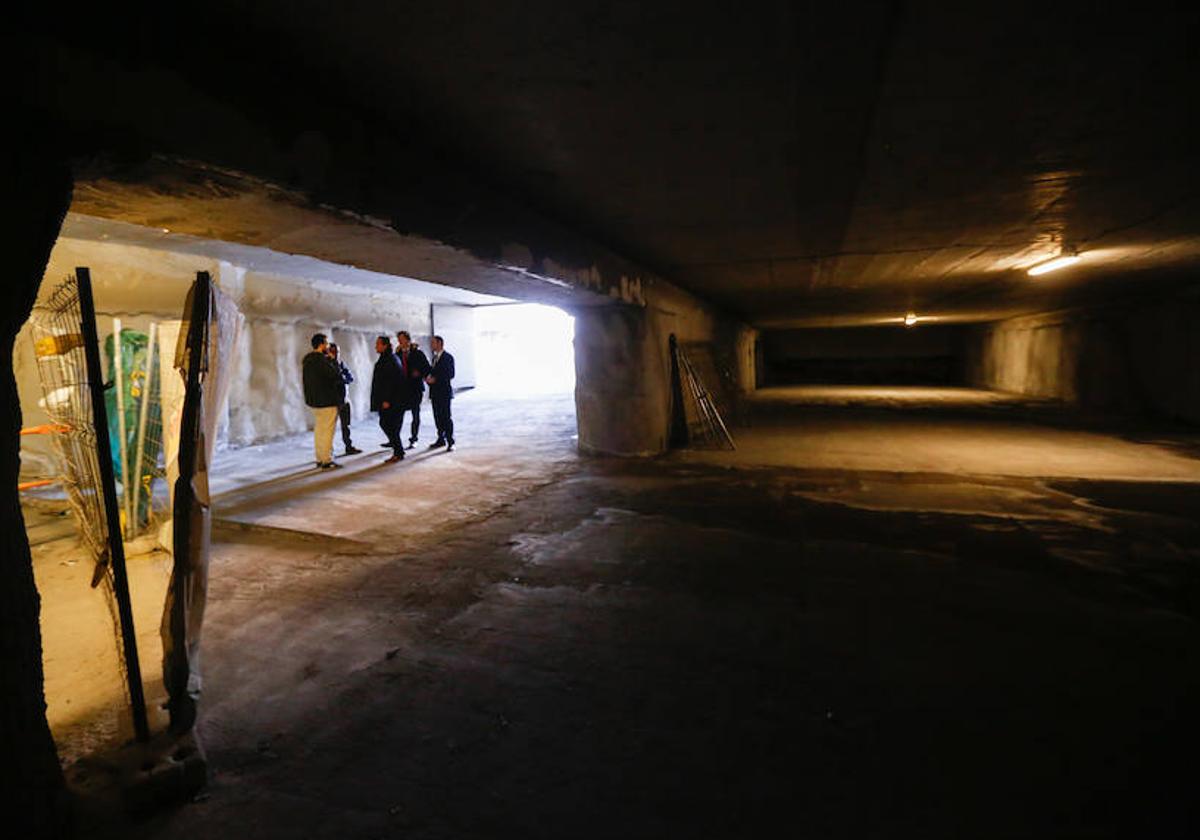 Así es por dentro el parking de Camino de Ronda excavado hace 14 años