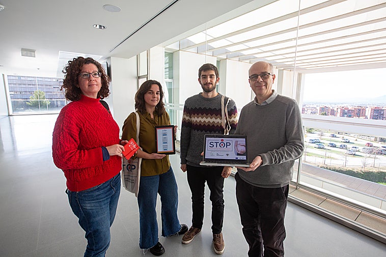 Parte del equipo granadino de 'STOP'.