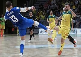 El jienense, Míchel, es uno de los jugadores más en forma del Jaén FS.