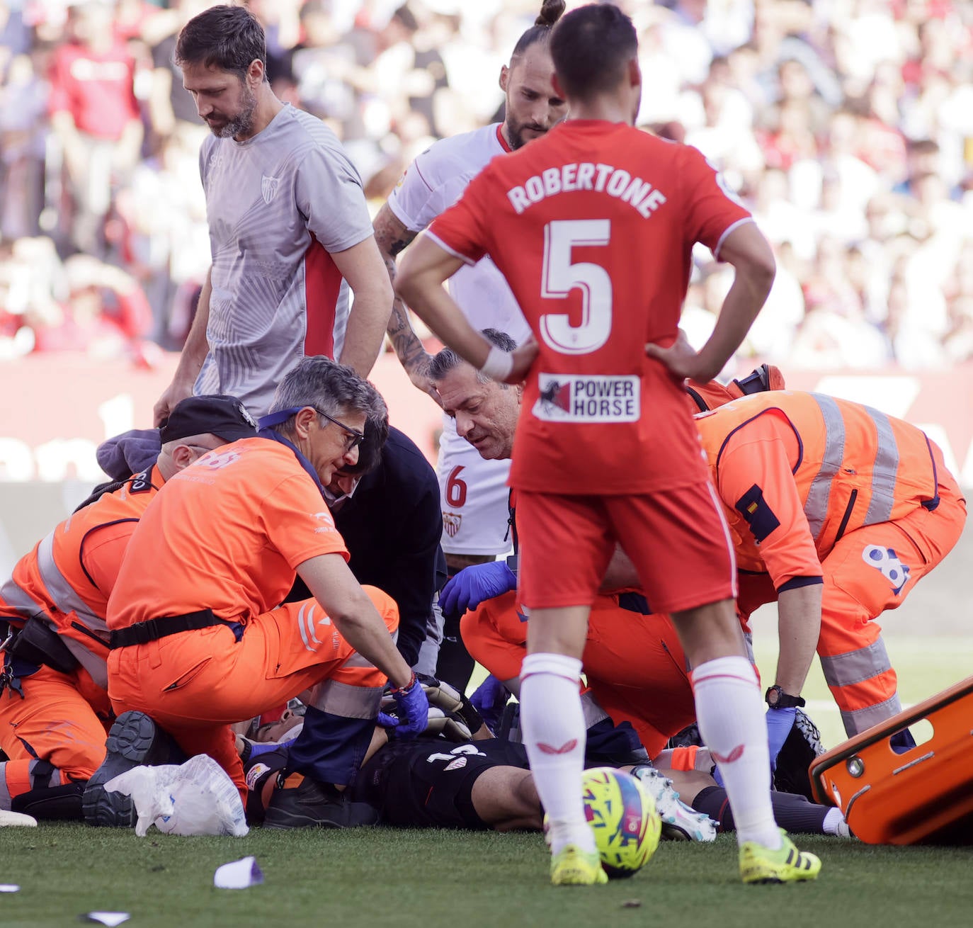 Las imágenes de la derrotas del Almería ante el Sevilla