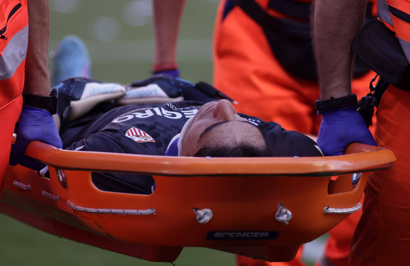 Las imágenes de la derrotas del Almería ante el Sevilla