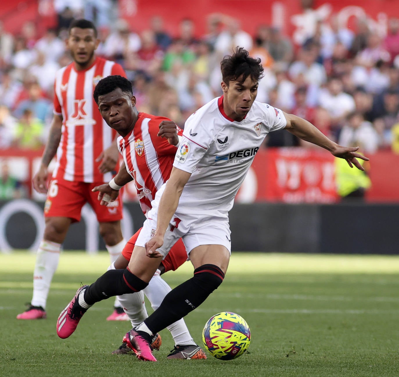 Las imágenes de la derrotas del Almería ante el Sevilla