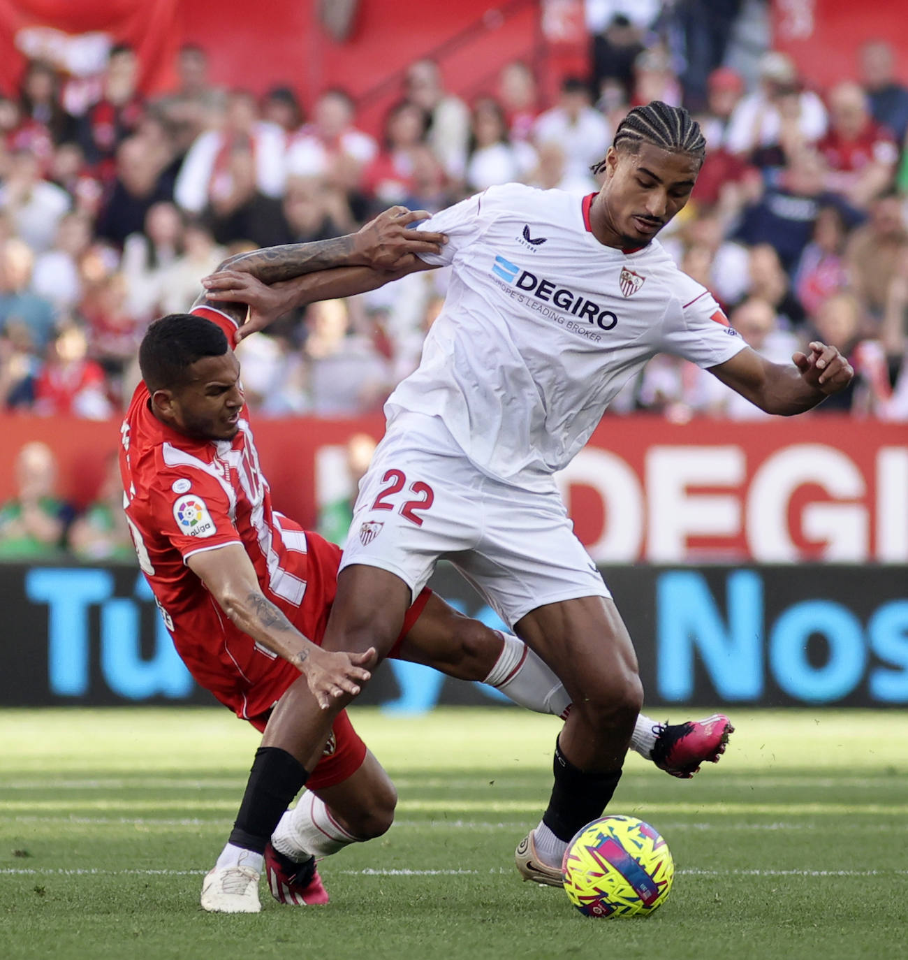 Las imágenes de la derrotas del Almería ante el Sevilla