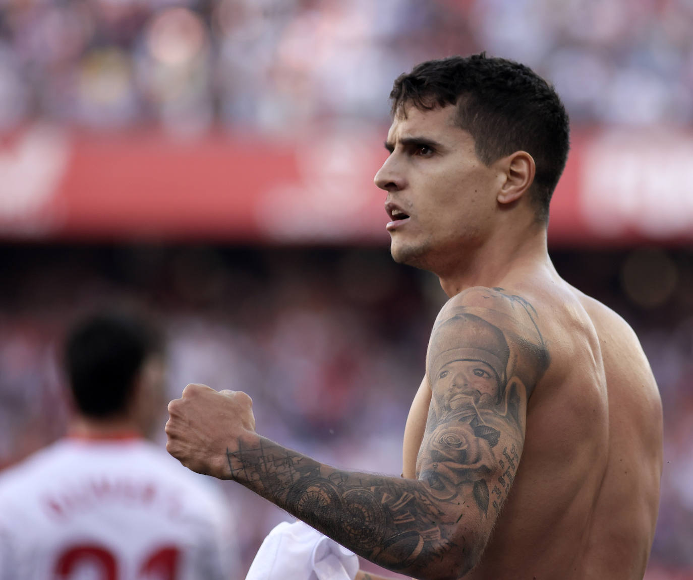 Las imágenes de la derrotas del Almería ante el Sevilla