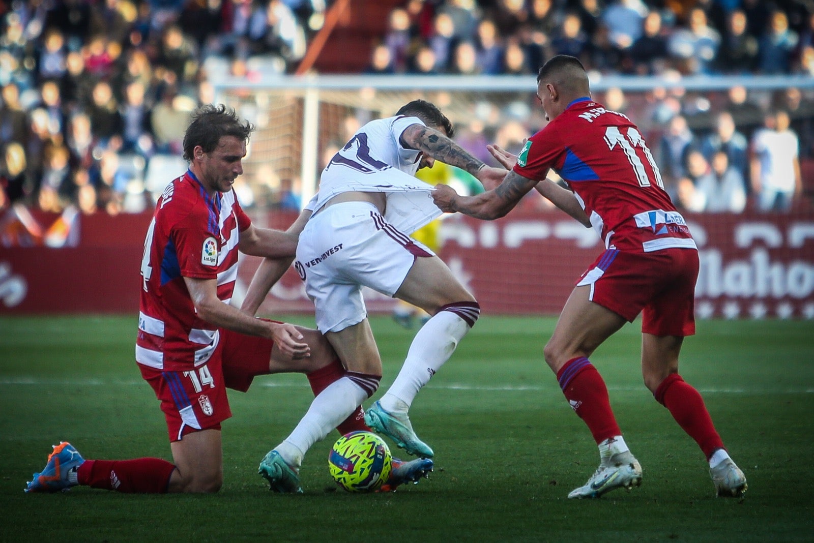 El Albacete - Granada, a pie e campo