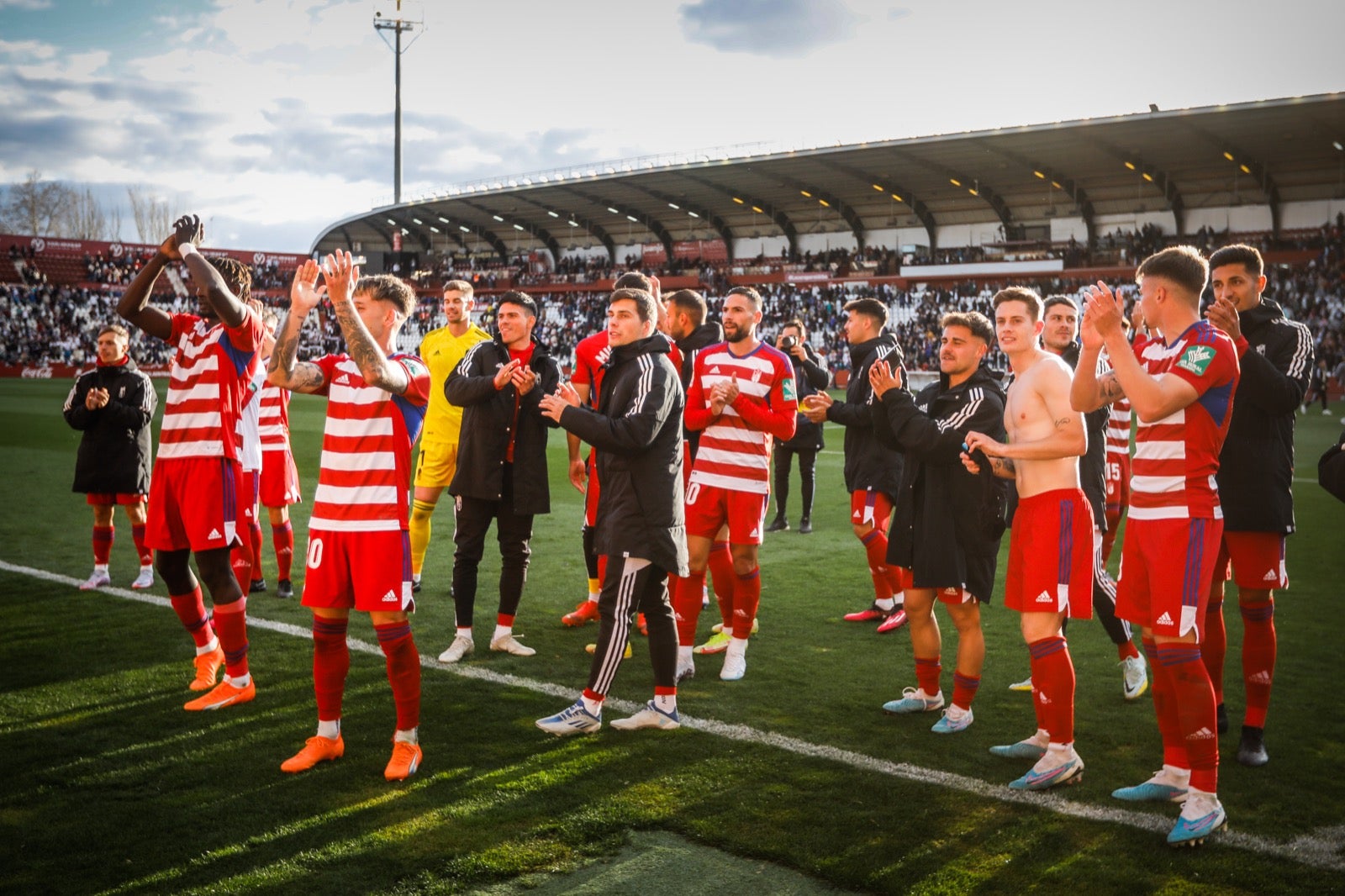 El Albacete - Granada, a pie e campo