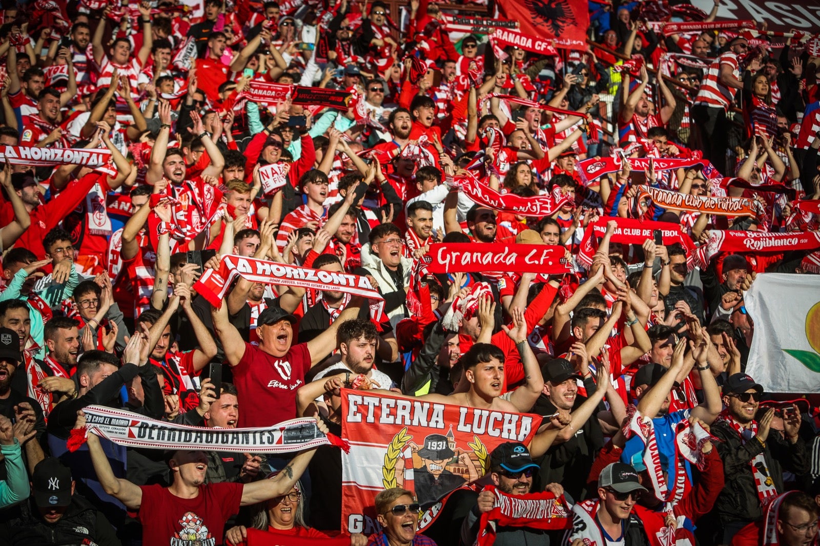 El Albacete - Granada, a pie e campo