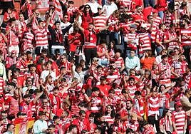 Encuéntrate en la grada del Belmonte viendo al Granada