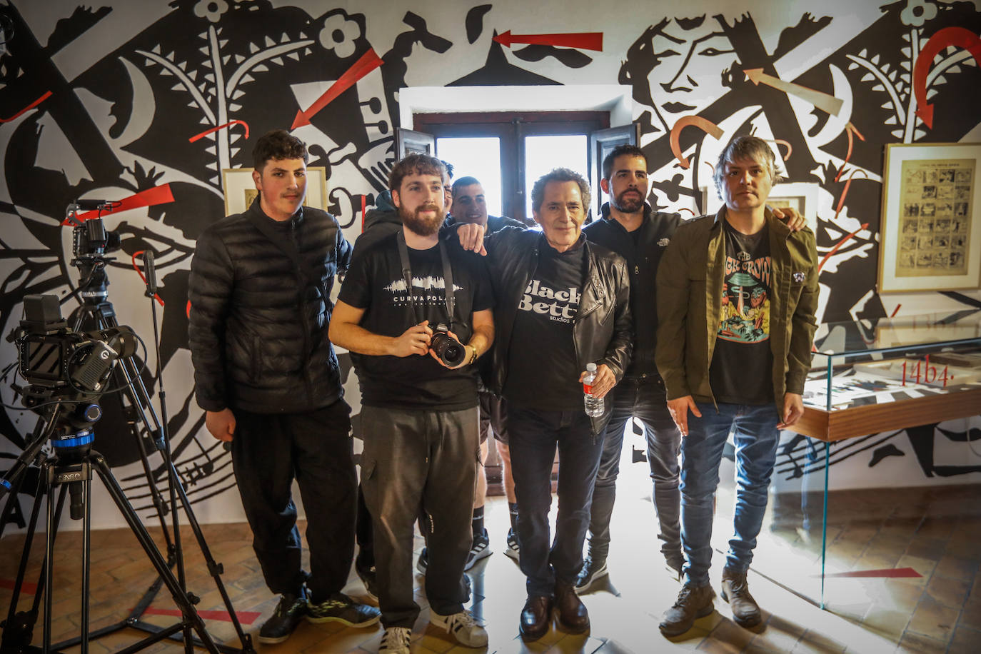 Imagen secundaria 2 - Momentos del rodaje. 