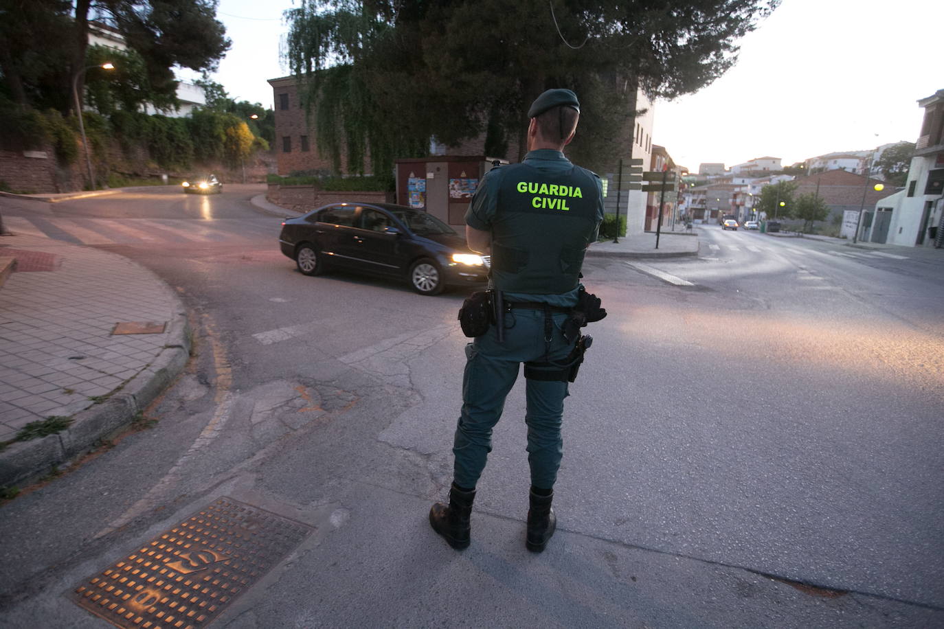 Guardia Civil en Iznalloz.