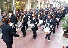 Pasacalles celebrado con motivo de las II Jornadas para Músicos de Banda 'Tomás Villajos Soler'.
