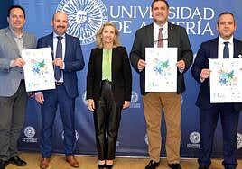 Acto de presentación de la III Feria Aula, que se celebrará del 20 al 21 de abril en el Campus de la UAL.