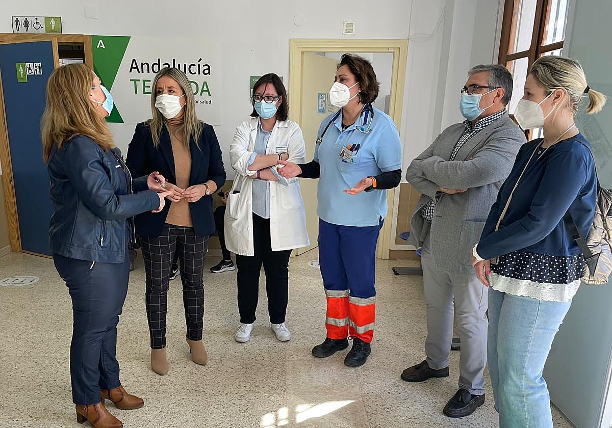 Visita al centro de salud de Baños de la Encina.