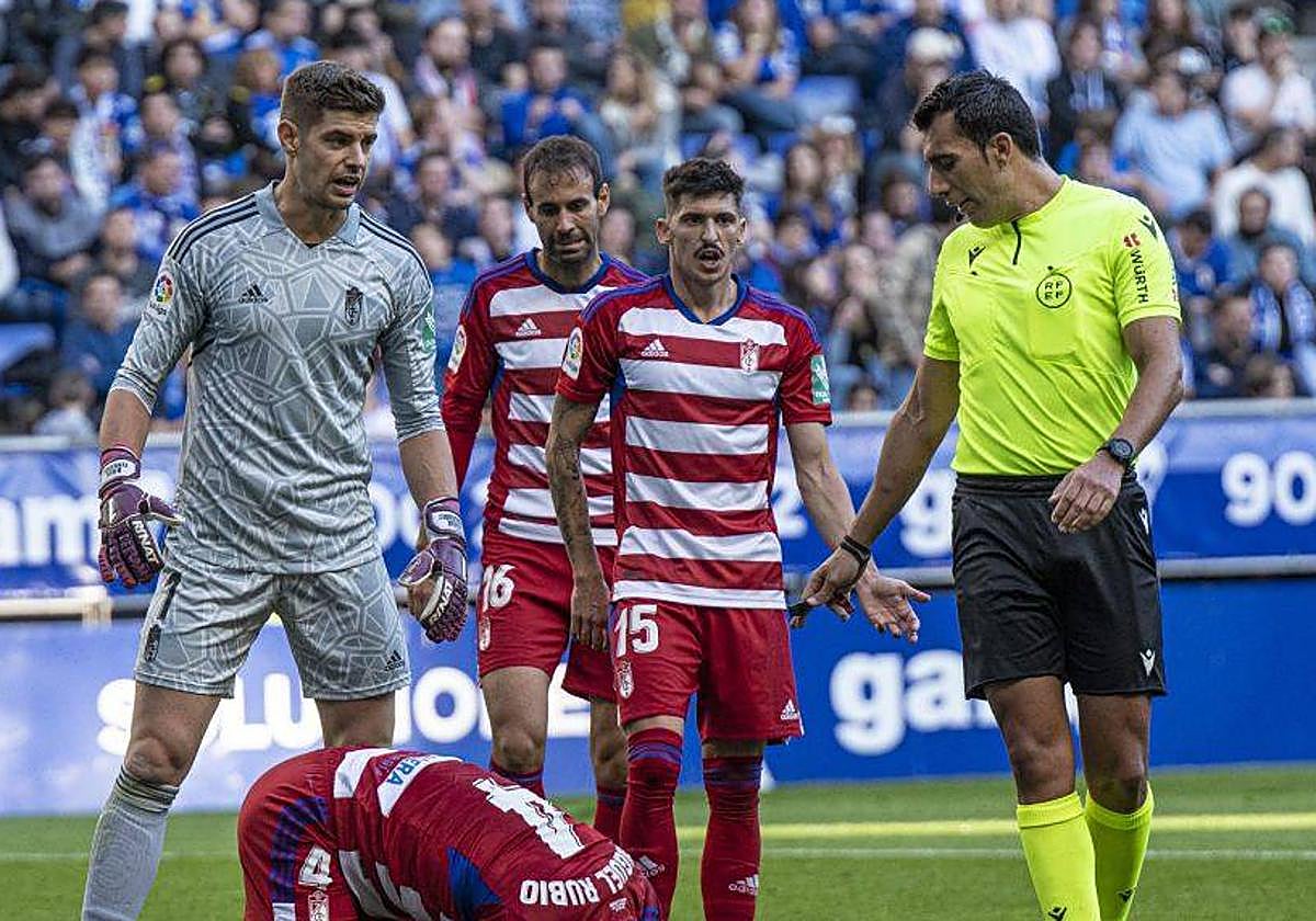 Caparrós Hernández, en el partido de la primera vuelta.