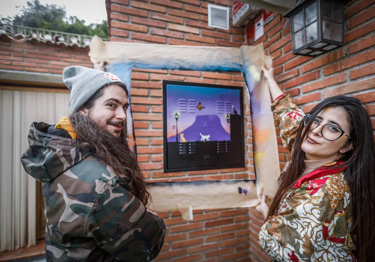 Proyecto Serengueti: Una pareja transforma los contadores de Granada en  obras de arte | Ideal