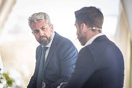 Marcelo Vázquez, en una imagen de su participación en el foro Granada Conectada.