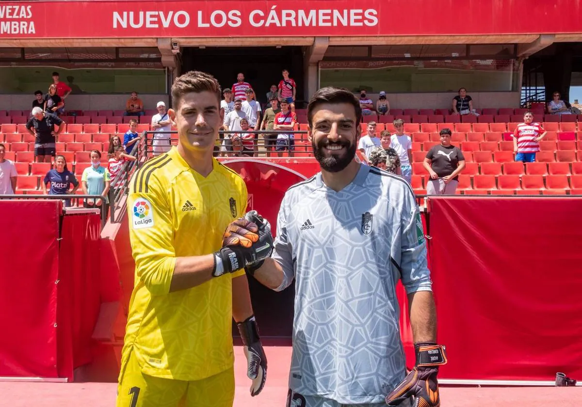 Raúl y André Ferreira, en su presentación con el equipo.