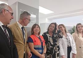 Acto de inauguración del remodelado centro de salud de Bailén.