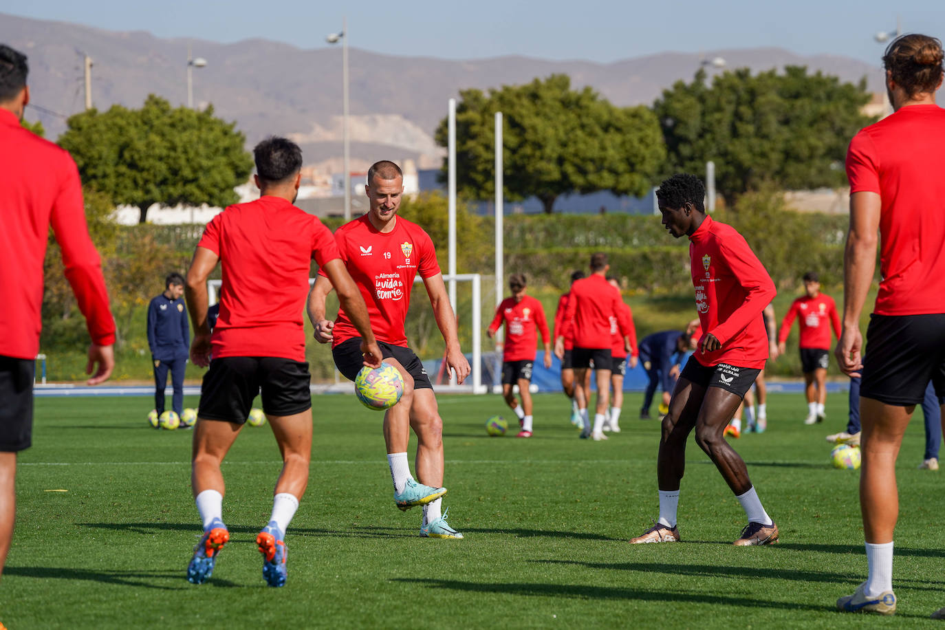 El equipo entrenado por Rubi sigue preparando el partido ante el Celta de Vigo.