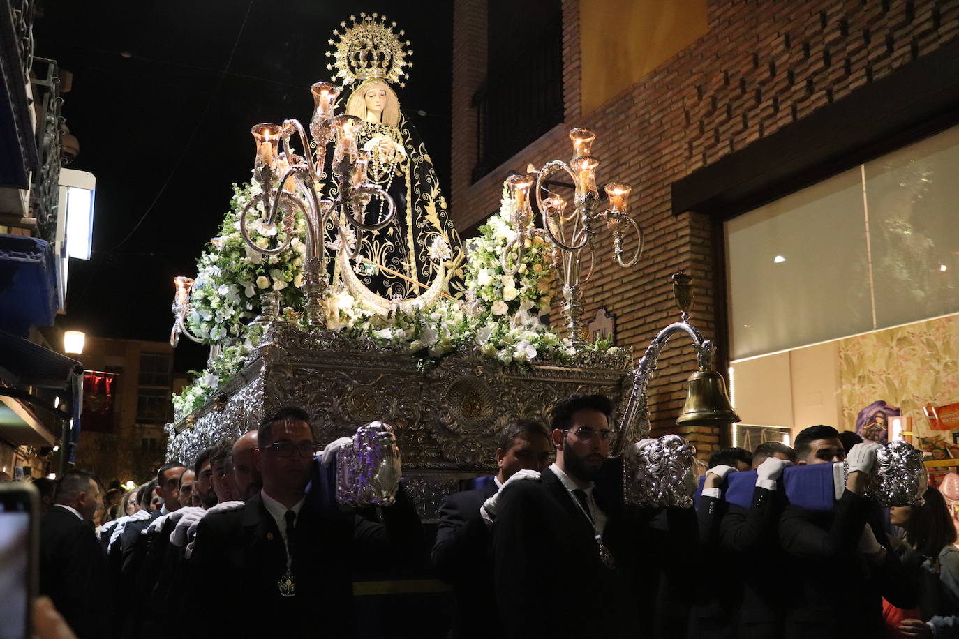 La patrona de Maracena recorre sus calles