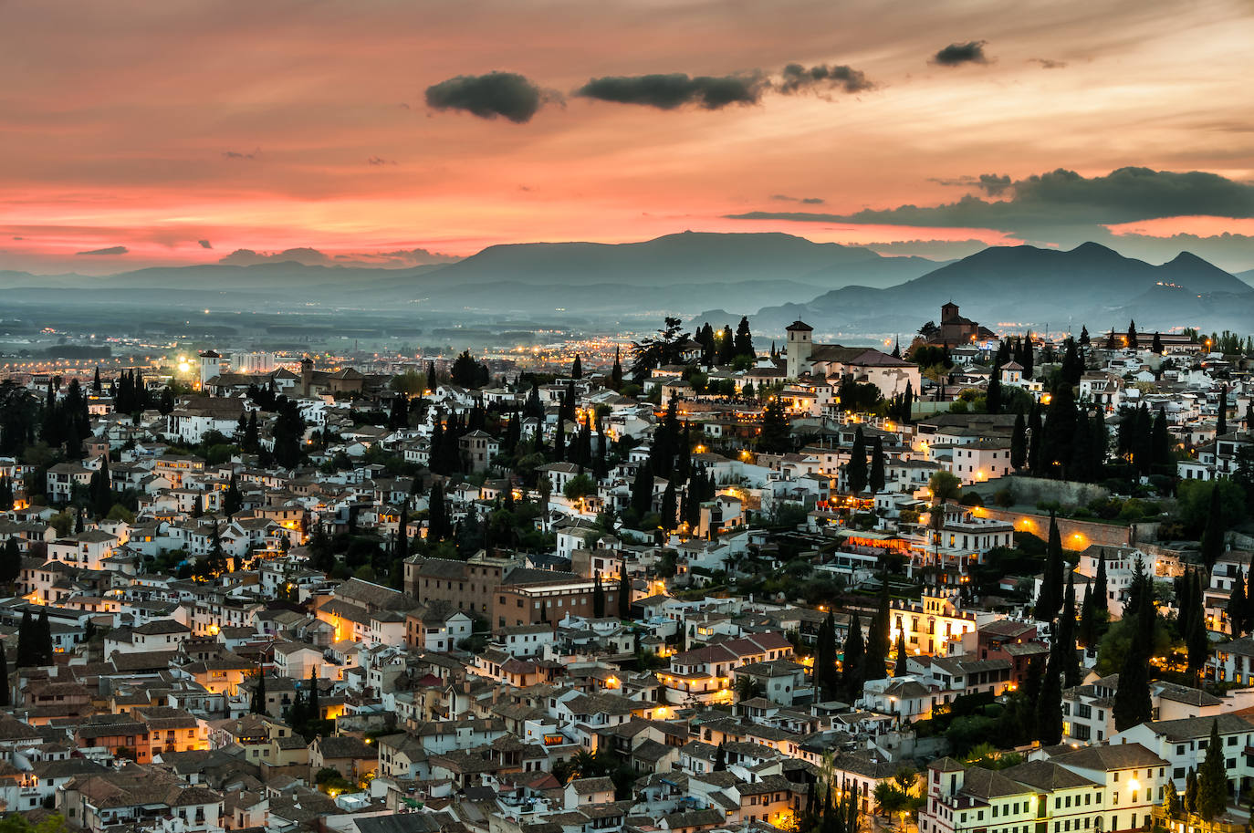 El espectáculo del Albaicín.