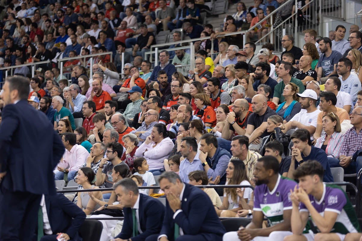 Encuéntrate en la grada del Palacio en el Covirán-Unicaja