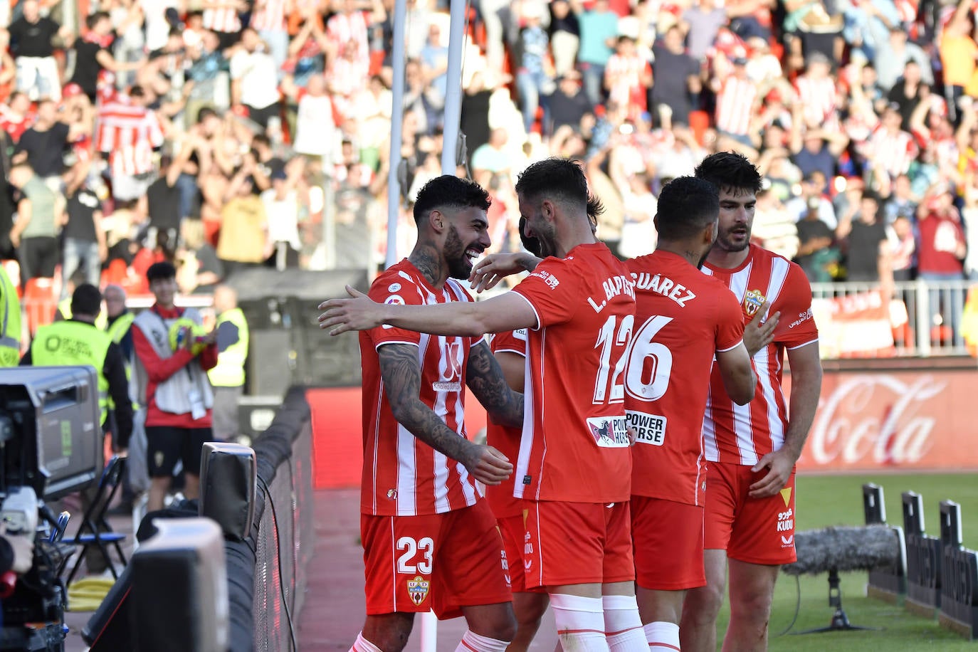 El Almería-Valencia, a pie de campo