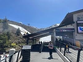 El telecabina Al-Andalus este domingo.
